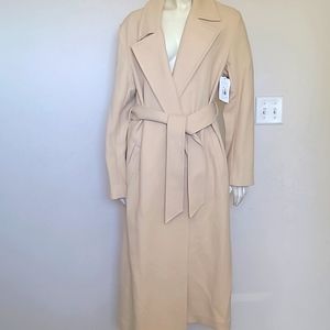 Equipment Cream Belted Coat